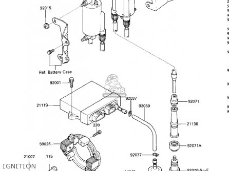 IGNITION - ZG1200A1 VOYAGER XII 1986 USA CALIFORNIA CANADA
