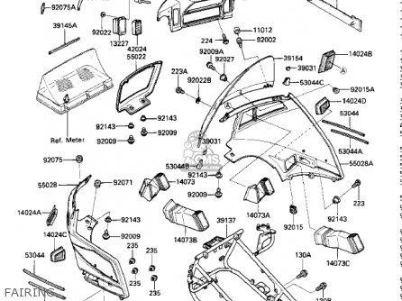 FAIRING - ZG1200A1 VOYAGER XII 1986 USA CALIFORNIA CANADA