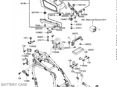BATTERY CASE - ZG1200A1 VOYAGER XII 1986 USA CALIFORNIA CANADA