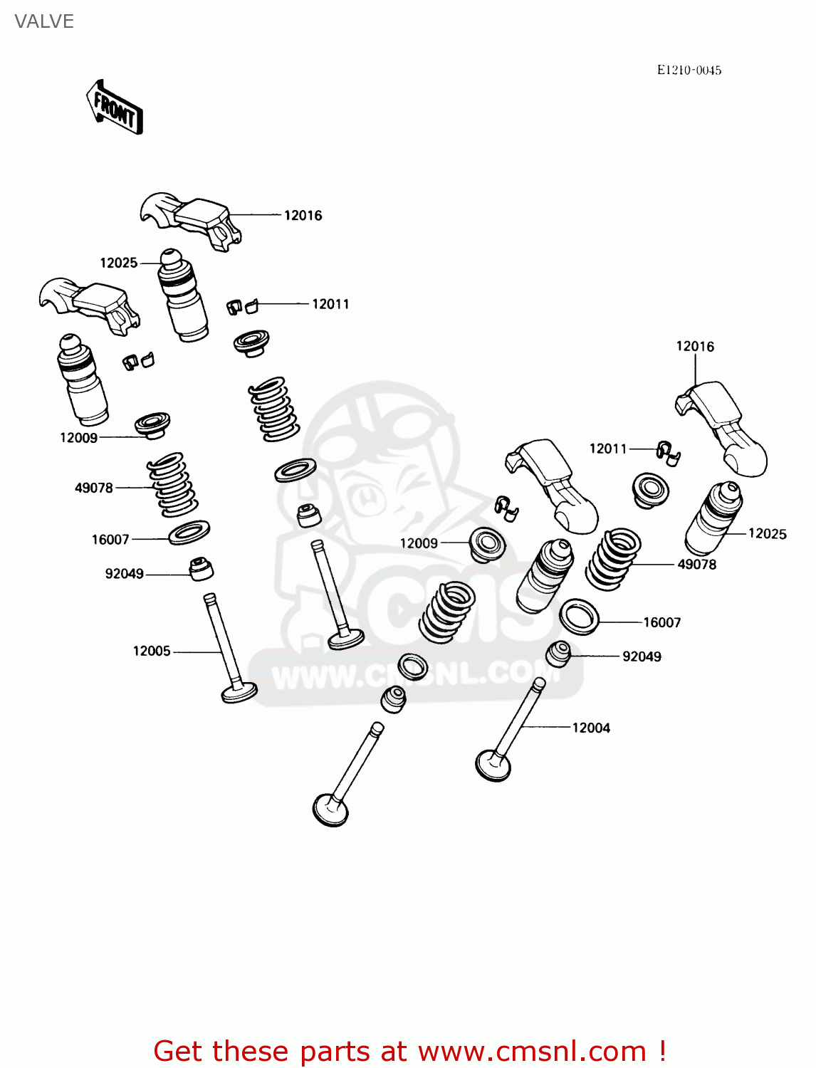 VALVE ZG1200B1 VOYAGER XII 1987 USA CALIFORNIA CANADA