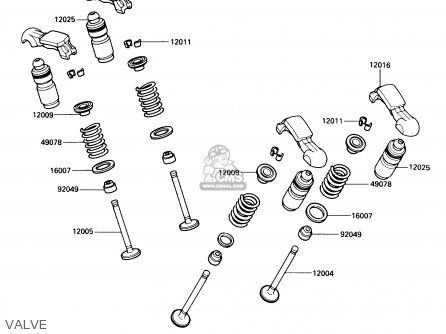 VALVE - ZG1200B1 VOYAGER XII 1987 USA CALIFORNIA CANADA