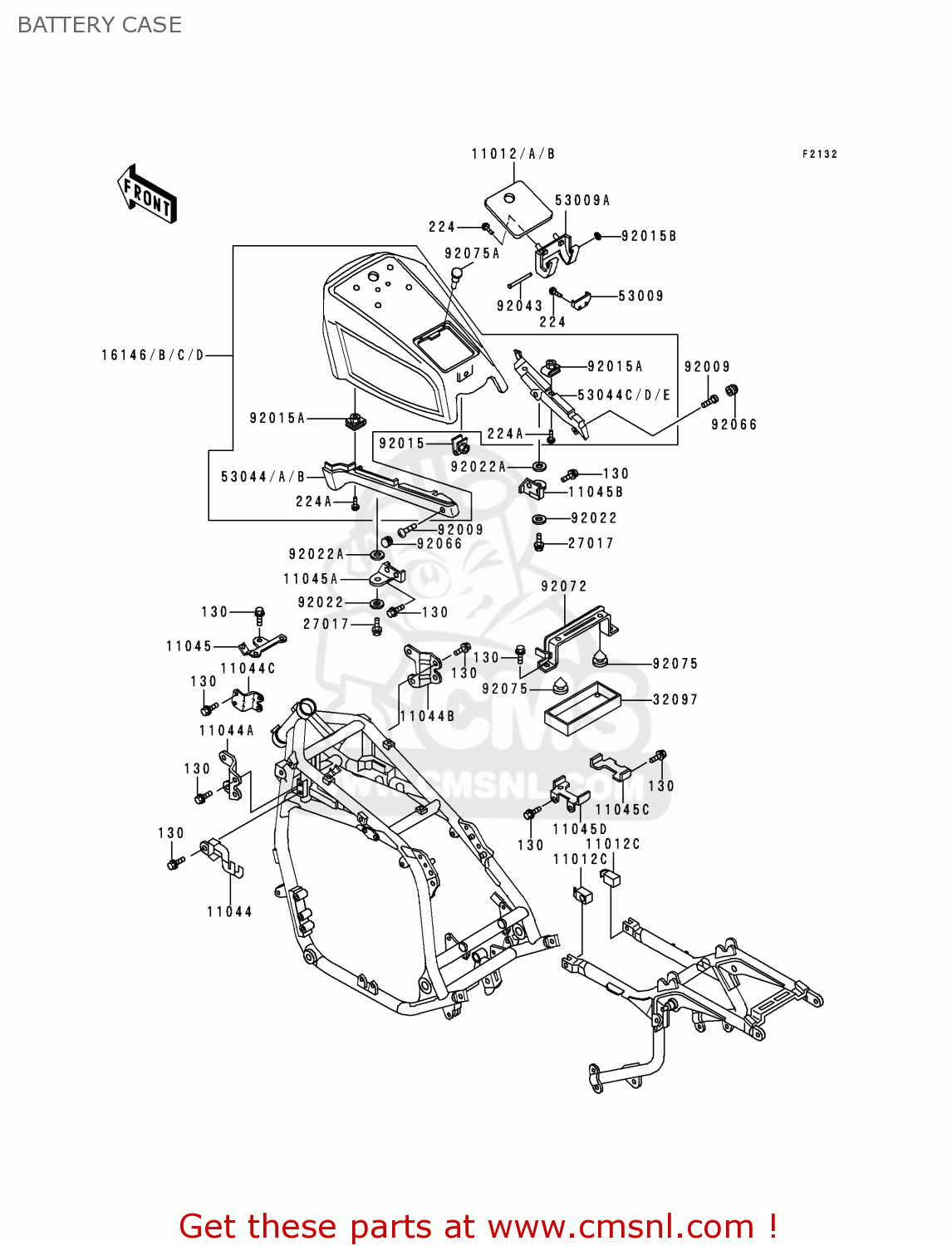 BATTERY CASE ZG1200B10 VOYAGER XII 1996 USA CALIFORNIA CANADA