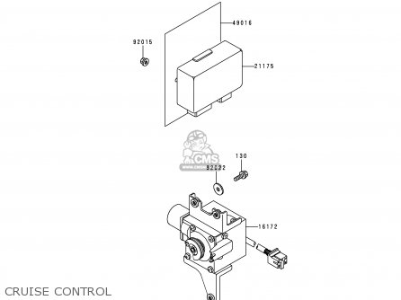 CRUISE CONTROL - ZG1200B10 VOYAGER XII 1996 USA CALIFORNIA CANADA