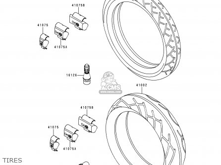 TIRES - ZG1200B10 VOYAGER XII 1996 USA CALIFORNIA CANADA