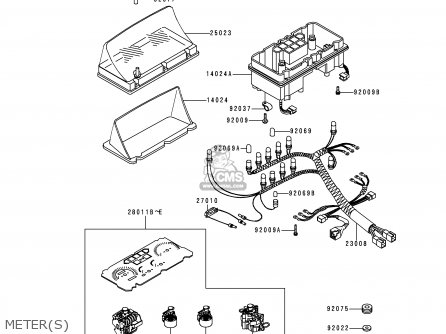 METER(S) - ZG1200B10 VOYAGER XII 1996 USA CALIFORNIA CANADA
