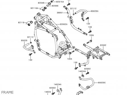 FRAME - ZG1200B11 VOYAGER XII 1997 USA CALIFORNIA CANADA