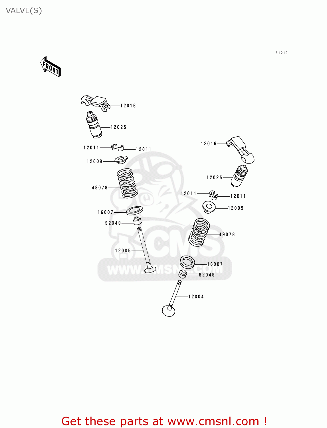 VALVE(S) ZG1200B12 VOYAGER XII 1998 USA CALIFORNIA CANADA