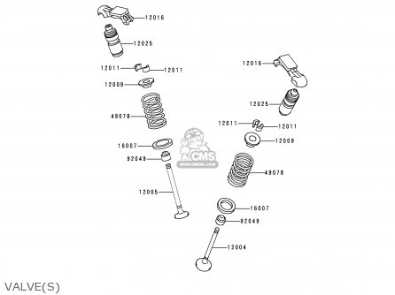 VALVE(S) - ZG1200B12 VOYAGER XII 1998 USA CALIFORNIA CANADA