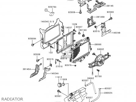 RADIATOR - ZG1200B12 VOYAGER XII 1998 USA CALIFORNIA CANADA
