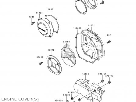 ENGINE COVER(S) - ZG1200B13 VOYAGER XII 1999 USA CALIFORNIA CANADA