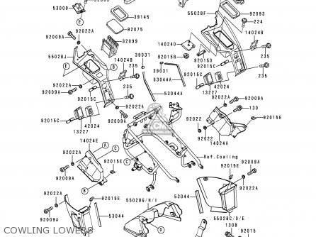 COWLING LOWERS - ZG1200B13 VOYAGER XII 1999 USA CALIFORNIA CANADA