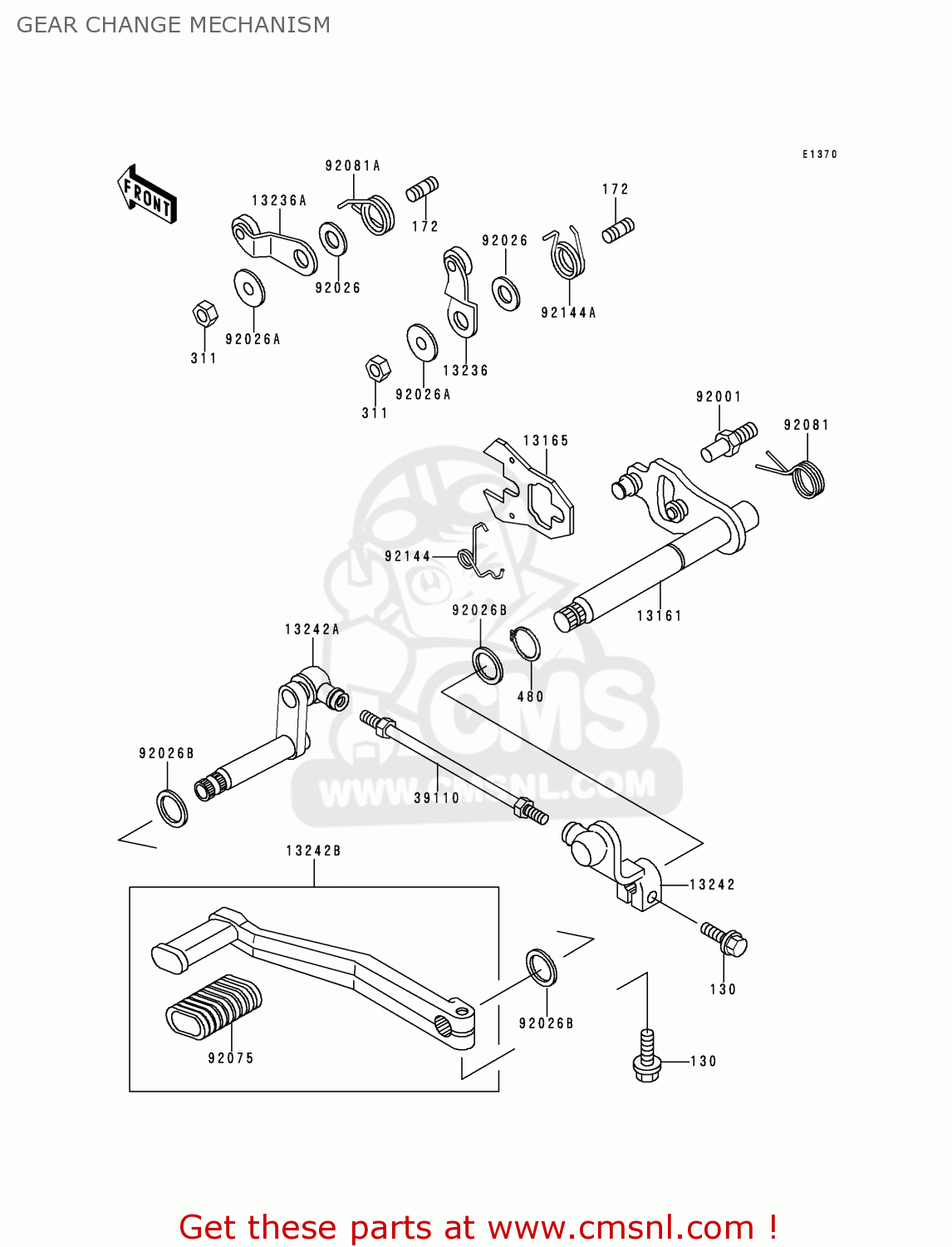 GEAR CHANGE MECHANISM ZG1200B14 VOYAGER XII 2000 USA CALIFORNIA CANADA