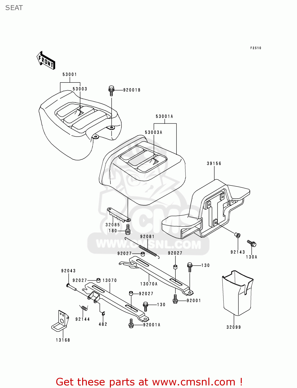 SEAT ZG1200B14 VOYAGER XII 2000 USA CALIFORNIA CANADA