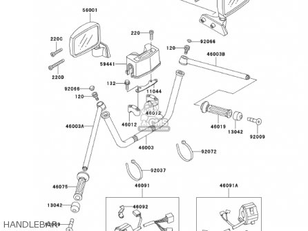 kawasaki voyager handlebar size