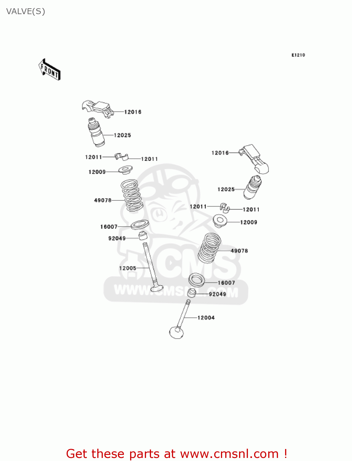 VALVE(S) ZG1200B15 VOYAGER XII 2001 USA CALIFORNIA CANADA