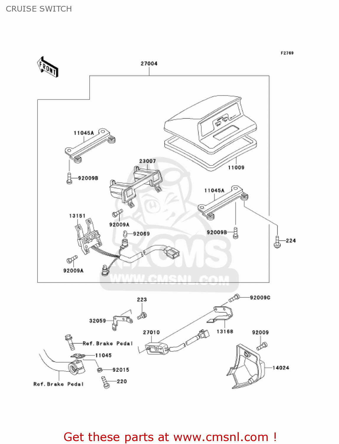 CRUISE SWITCH ZG1200B15 VOYAGER XII 2001 USA CALIFORNIA CANADA