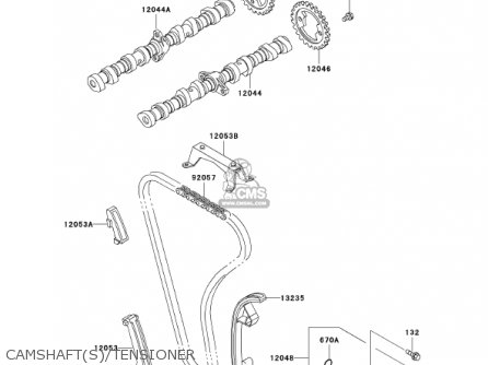 CAMSHAFT(S)/TENSIONER - ZG1200B15 VOYAGER XII 2001 USA CALIFORNIA CANADA