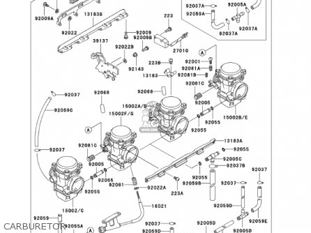 CARBURETOR - ZG1200B15 VOYAGER XII 2001 USA CALIFORNIA CANADA