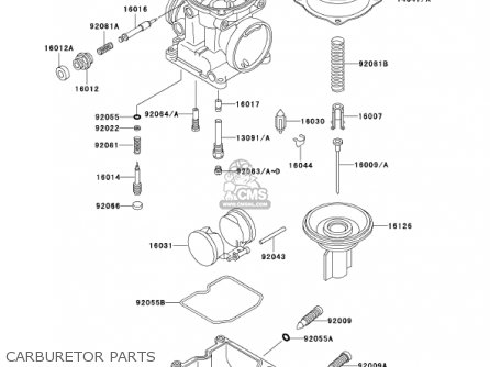 CARBURETOR PARTS - ZG1200B15 VOYAGER XII 2001 USA CALIFORNIA CANADA