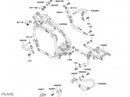 FRAME - ZG1200B15 VOYAGER XII 2001 USA CALIFORNIA CANADA