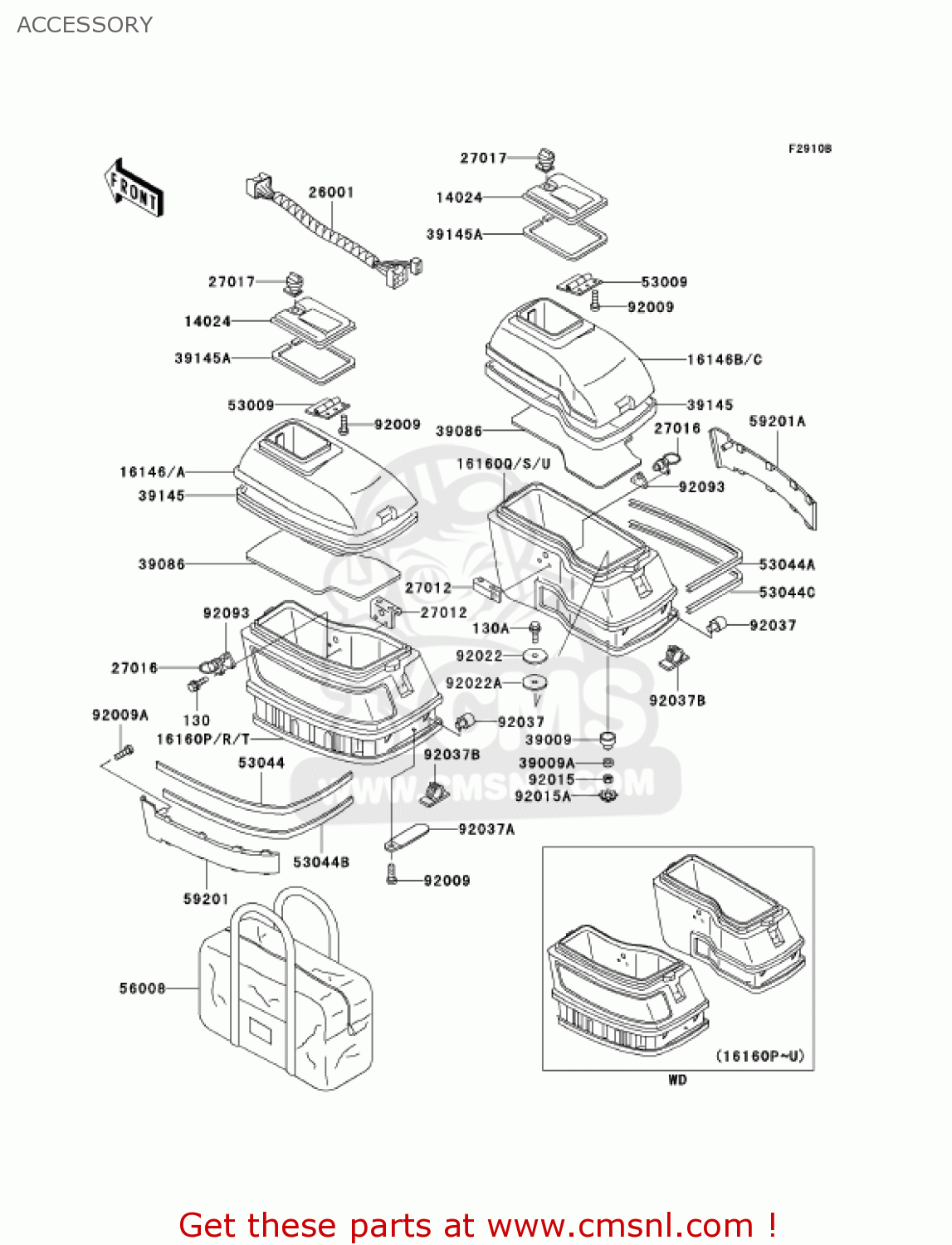 ACCESSORY ZG1200B16 VOYAGER XII 2002 USA CALIFORNIA CANADA