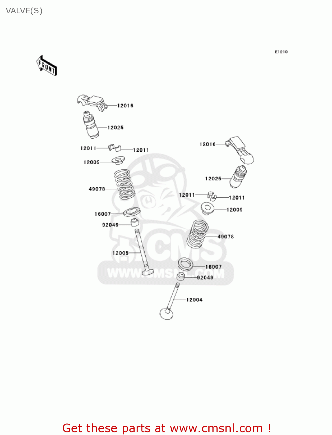 VALVE(S) ZG1200B16 VOYAGER XII 2002 USA CALIFORNIA CANADA