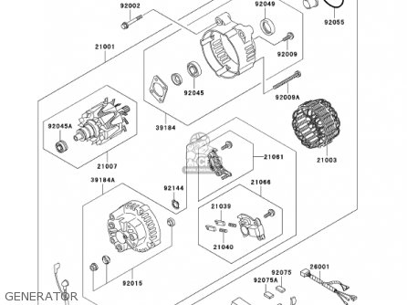 GENERATOR - ZG1200B16 VOYAGER XII 2002 USA CALIFORNIA CANADA