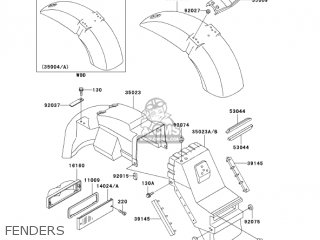 FENDERS - ZG1200B16 VOYAGER XII 2002 USA CALIFORNIA CANADA