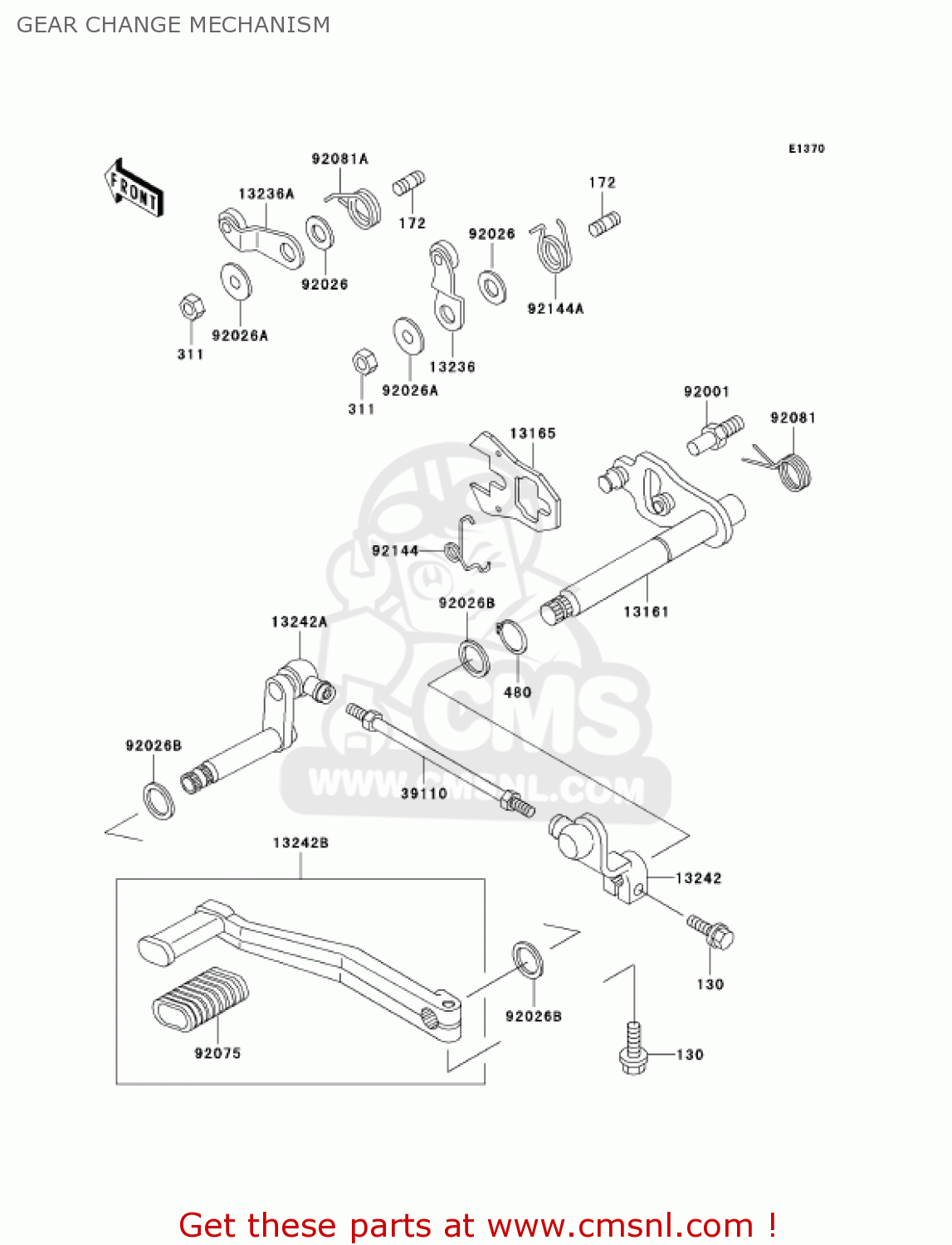 GEAR CHANGE MECHANISM ZG1200B17 VOYAGER XII 2003 USA CALIFORNIA CANADA