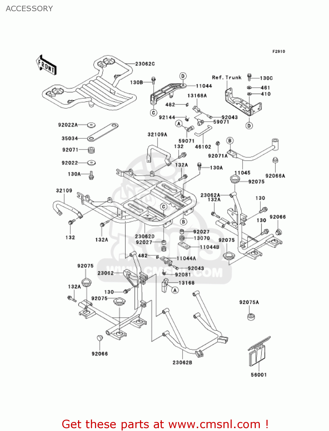 ACCESSORY ZG1200B17 VOYAGER XII 2003 USA CALIFORNIA CANADA