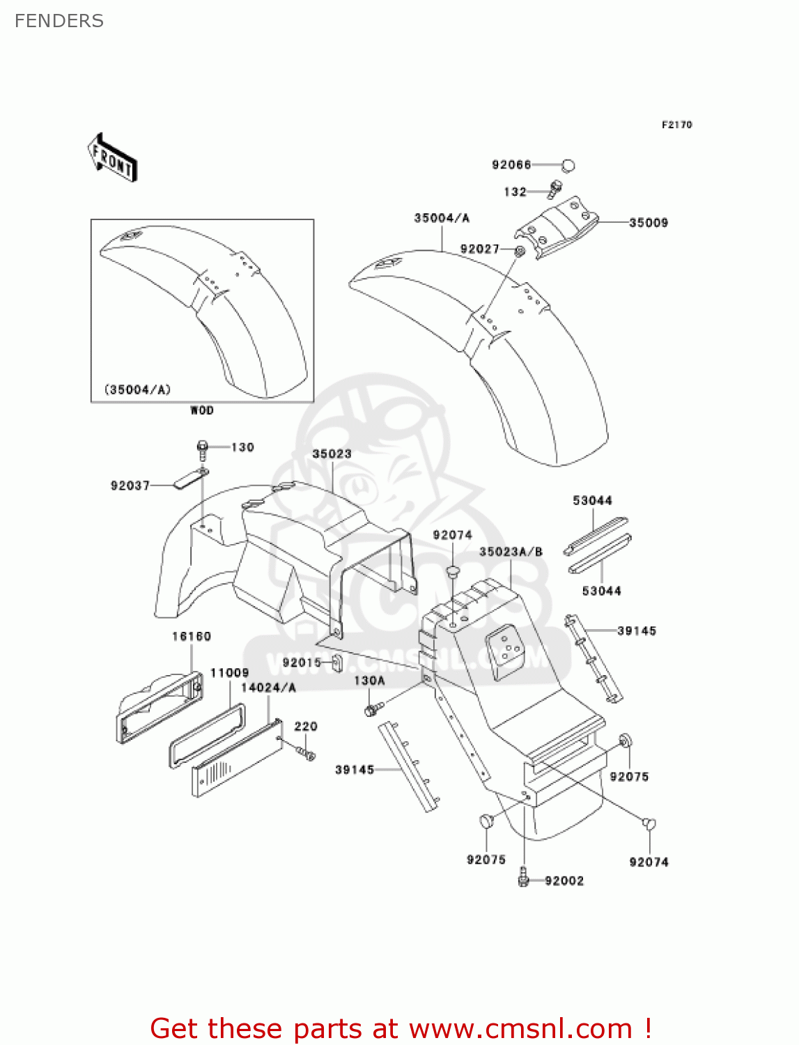 FENDERS ZG1200B17 VOYAGER XII 2003 USA CALIFORNIA CANADA