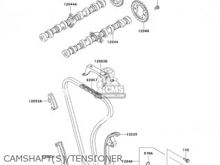 CAMSHAFT(S)/TENSIONER - ZG1200B17 VOYAGER XII 2003 USA CALIFORNIA CANADA