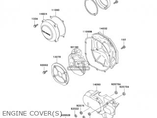 ENGINE COVER(S) - ZG1200B17 VOYAGER XII 2003 USA CALIFORNIA CANADA