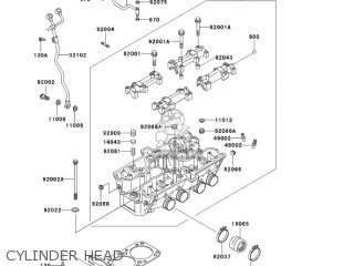 CYLINDER HEAD - ZG1200B17 VOYAGER XII 2003 USA CALIFORNIA CANADA
