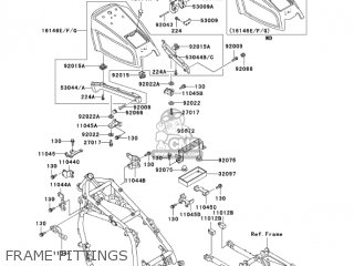 FRAME FITTINGS - ZG1200B17 VOYAGER XII 2003 USA CALIFORNIA CANADA