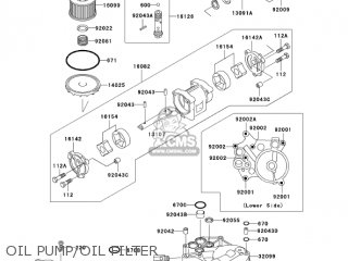 OIL PUMP/OIL FILTER - ZG1200B17 VOYAGER XII 2003 USA CALIFORNIA CANADA