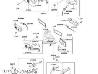 TURN SIGNALS - ZG1200B17 VOYAGER XII 2003 USA CALIFORNIA CANADA