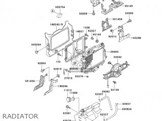 RADIATOR - ZG1200B17 VOYAGER XII 2003 USA CALIFORNIA CANADA