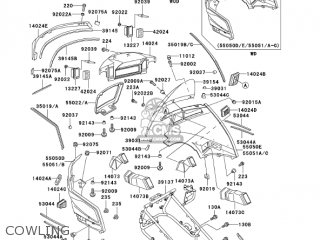 COWLING - ZG1200B17 VOYAGER XII 2003 USA CALIFORNIA CANADA