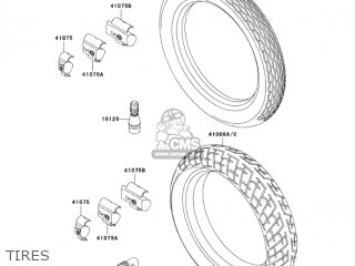 TIRES - ZG1200B17 VOYAGER XII 2003 USA CALIFORNIA CANADA