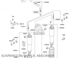 SUSPENSION/SHOCK ABSORBER - ZG1200B17 VOYAGER XII 2003 USA CALIFORNIA CANADA