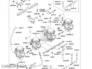 CARBURETOR - ZG1200B17 VOYAGER XII 2003 USA CALIFORNIA CANADA