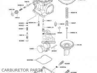 CARBURETOR PARTS - ZG1200B17 VOYAGER XII 2003 USA CALIFORNIA CANADA