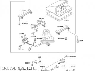 CRUISE SWITCH - ZG1200B17 VOYAGER XII 2003 USA CALIFORNIA CANADA