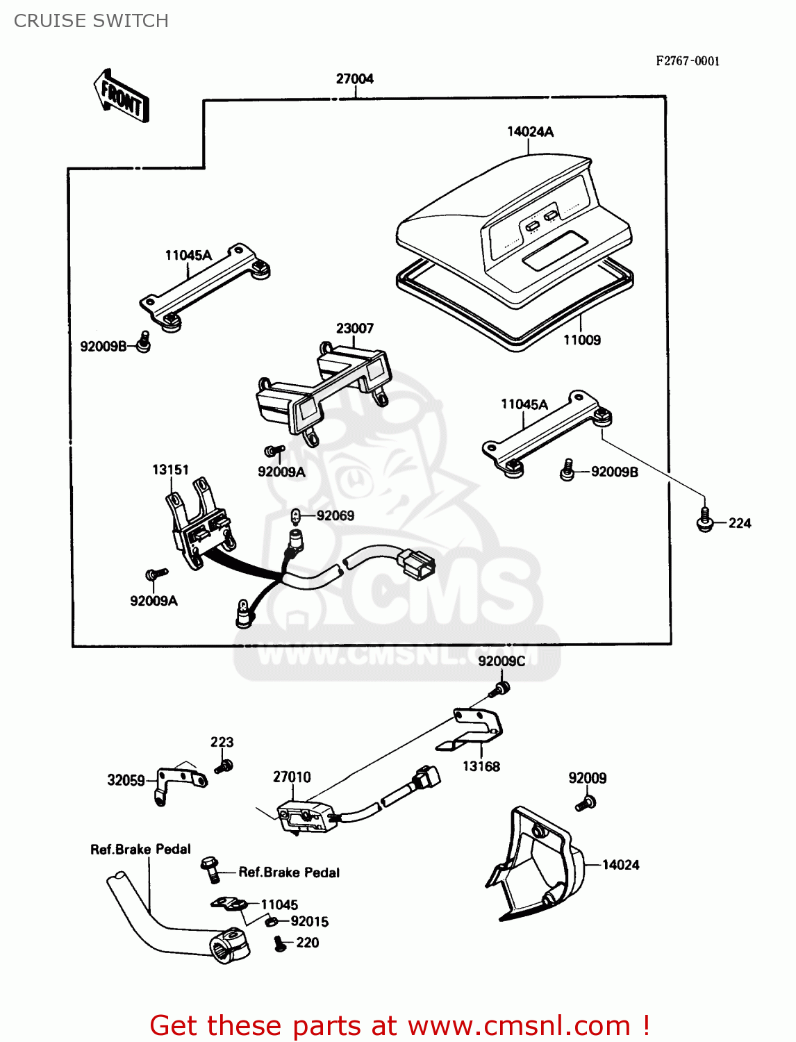 CRUISE SWITCH ZG1200B2 VOYAGER XII 1988 USA CALIFORNIA CANADA