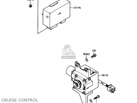 CRUISE CONTROL - ZG1200B2 VOYAGER XII 1988 USA CALIFORNIA CANADA