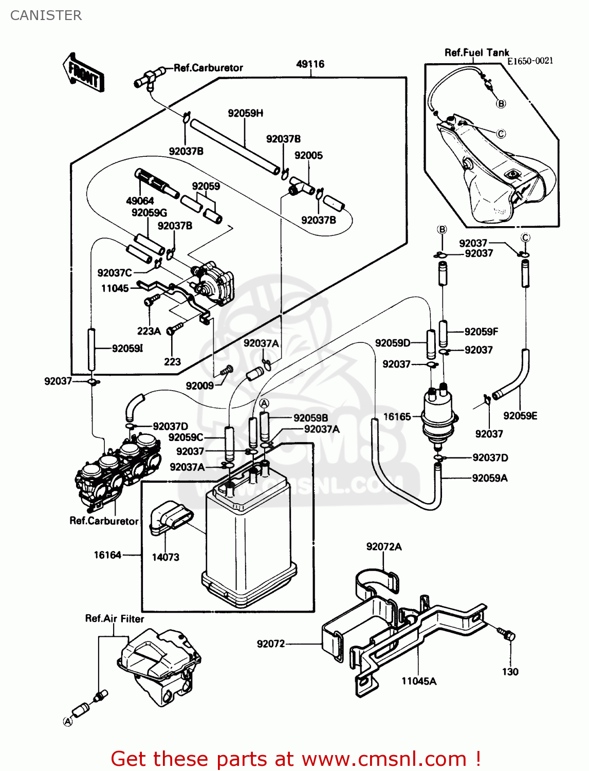 CANISTER ZG1200B3 VOYAGER XII 1989 USA CALIFORNIA CANADA