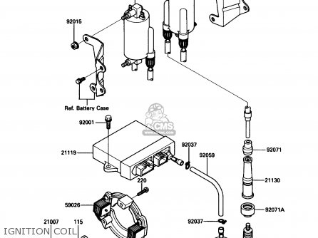 IGNITION COIL - ZG1200B4 VOYAGER XII 1990 USA CALIFORNIA CANADA