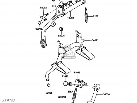 STAND - ZG1200B4 VOYAGER XII 1990 USA CALIFORNIA CANADA
