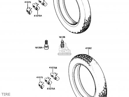 TIRE - ZG1200B4 VOYAGER XII 1990 USA CALIFORNIA CANADA